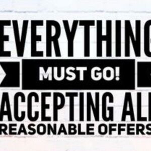 Everything Must Go Sign